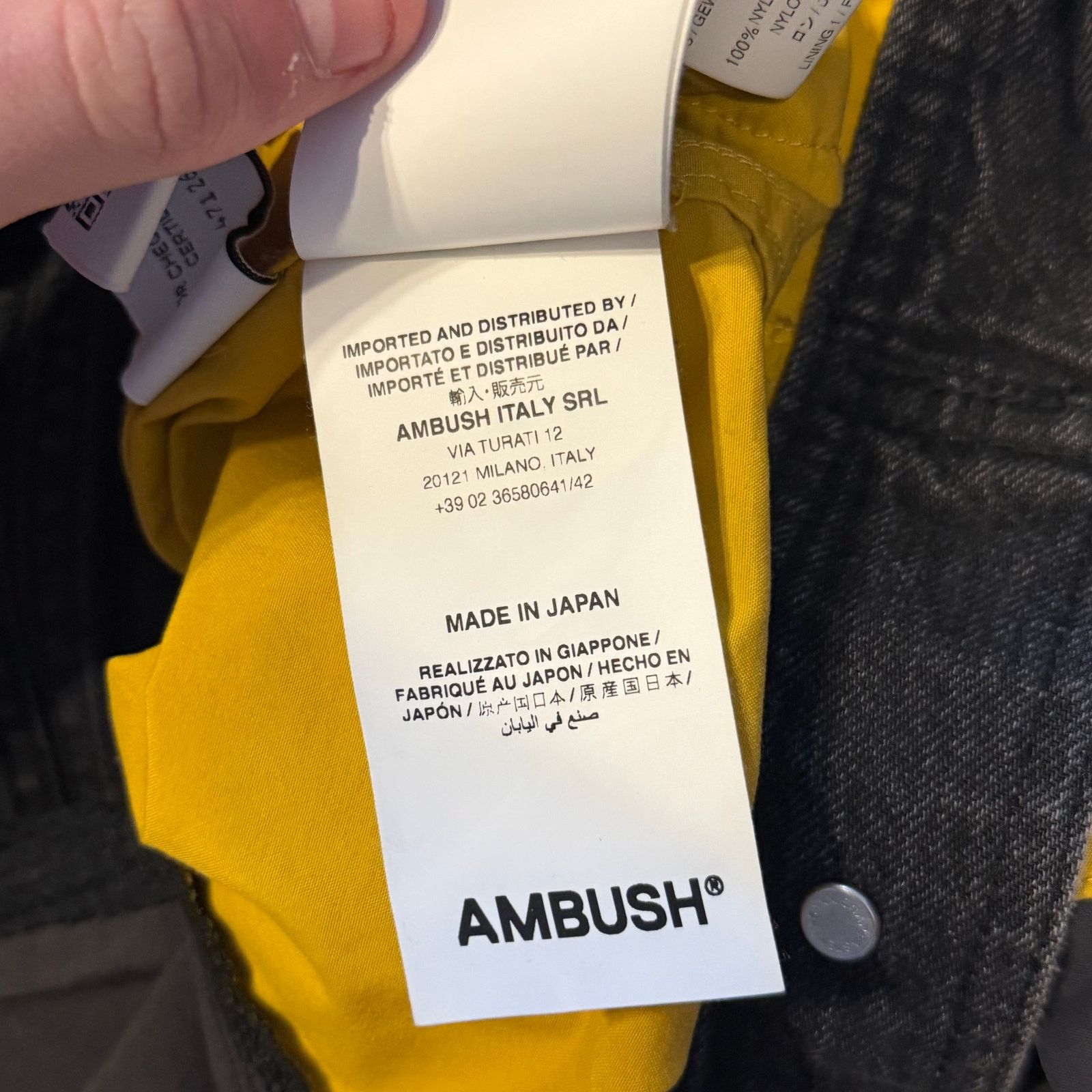 Ambush Design Ambush Hybrid Denim & Nylon Jacket Size S / US 4 / IT 40 - 7 Thumbnail