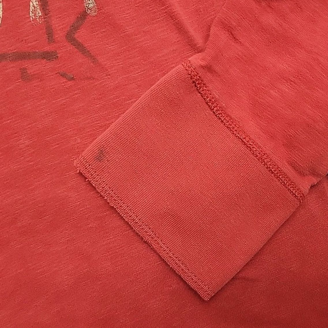 American Eagle Outfitters American Eagle Outfitters Shirt Mens L Red Long Sleeve Crewneck Y2K Retro TEE Size US L / EU 52-54 / 3 - 6 Thumbnail