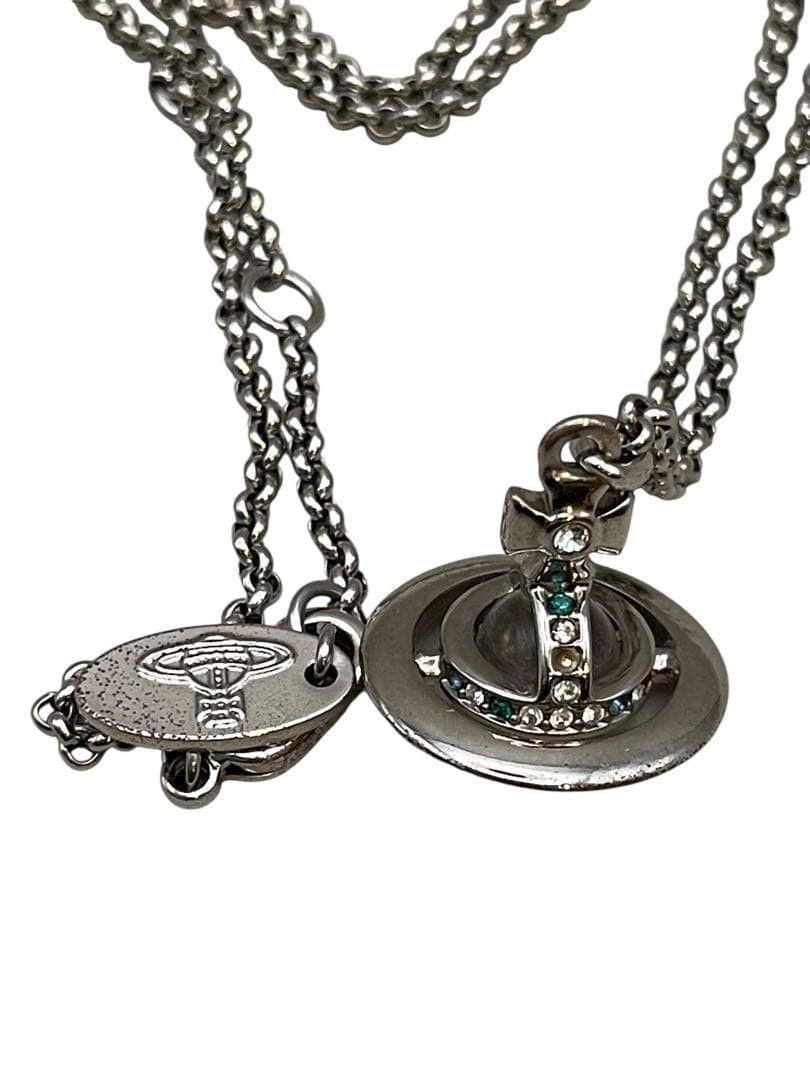 Vivienne Westwood 3D Crystal Orb Necklace Size ONE SIZE - 2 Thumbnail