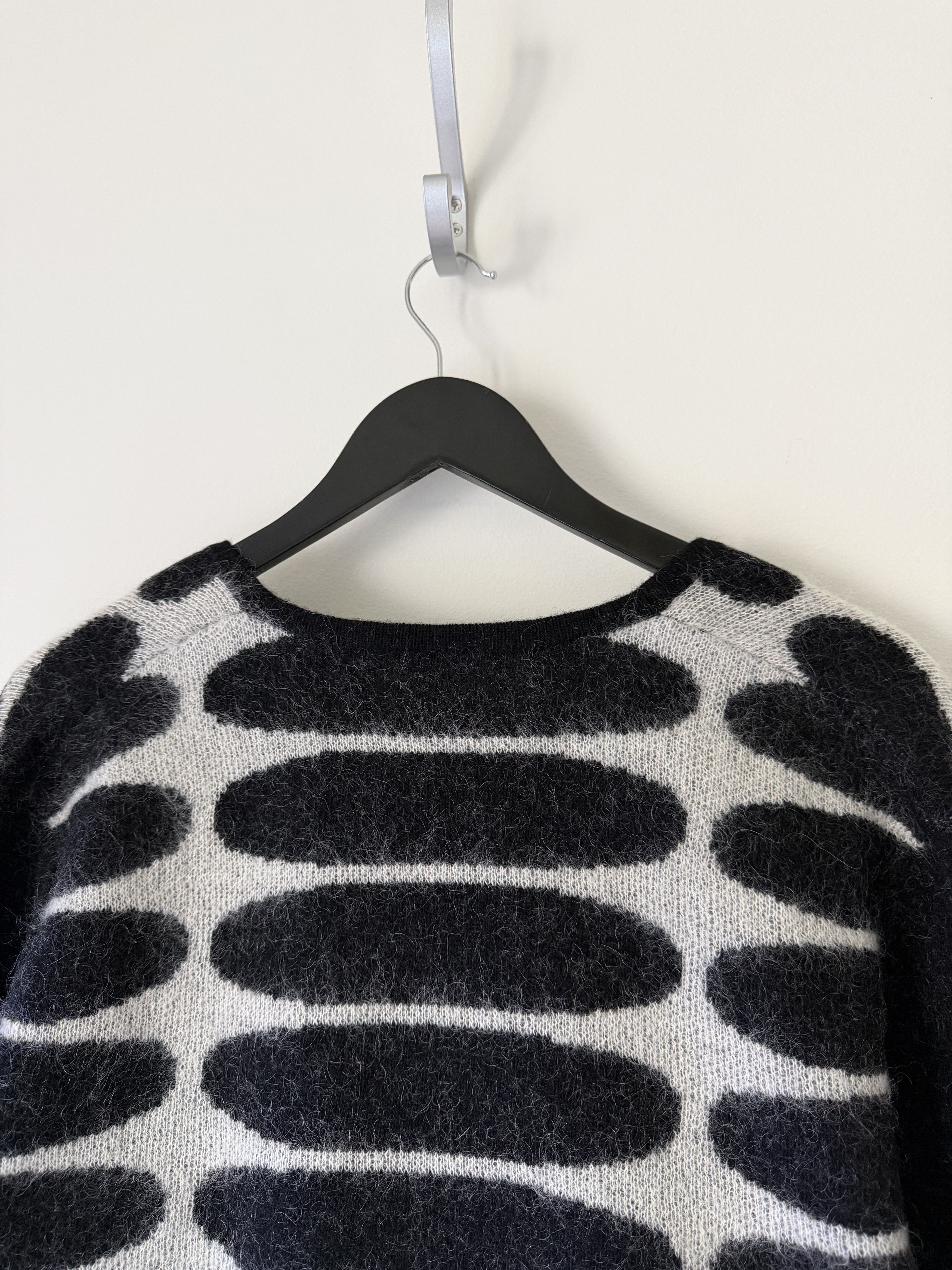 Aime Leon Dore Aime Leon Dore Double Breasted Mohair Cardigan in Black Size US M / EU 48-50 / 2 - 6 Thumbnail