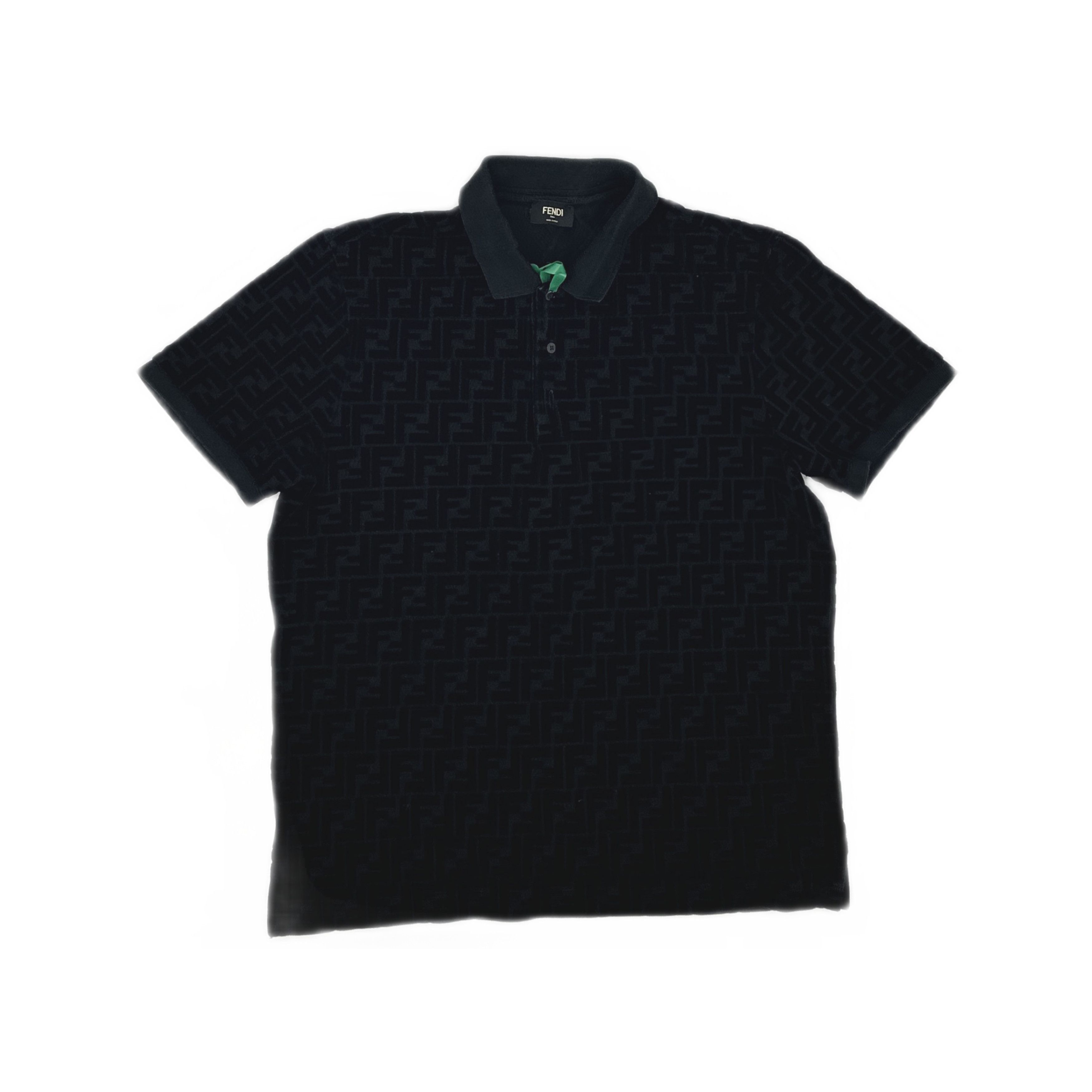 Fendi Fendi Monogram Polo Shirt Size M Size US M / EU 48-50 / 2 - 1 Thumbnail
