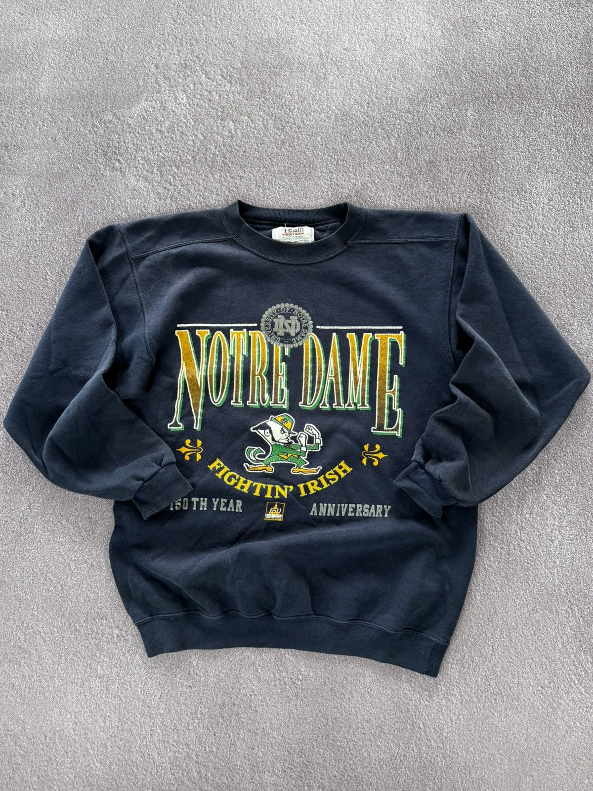 NFL Vintage Notre Dame Big Logo NFL Sweatshirt Size US L / EU 52-54 / 3 - 1 Thumbnail
