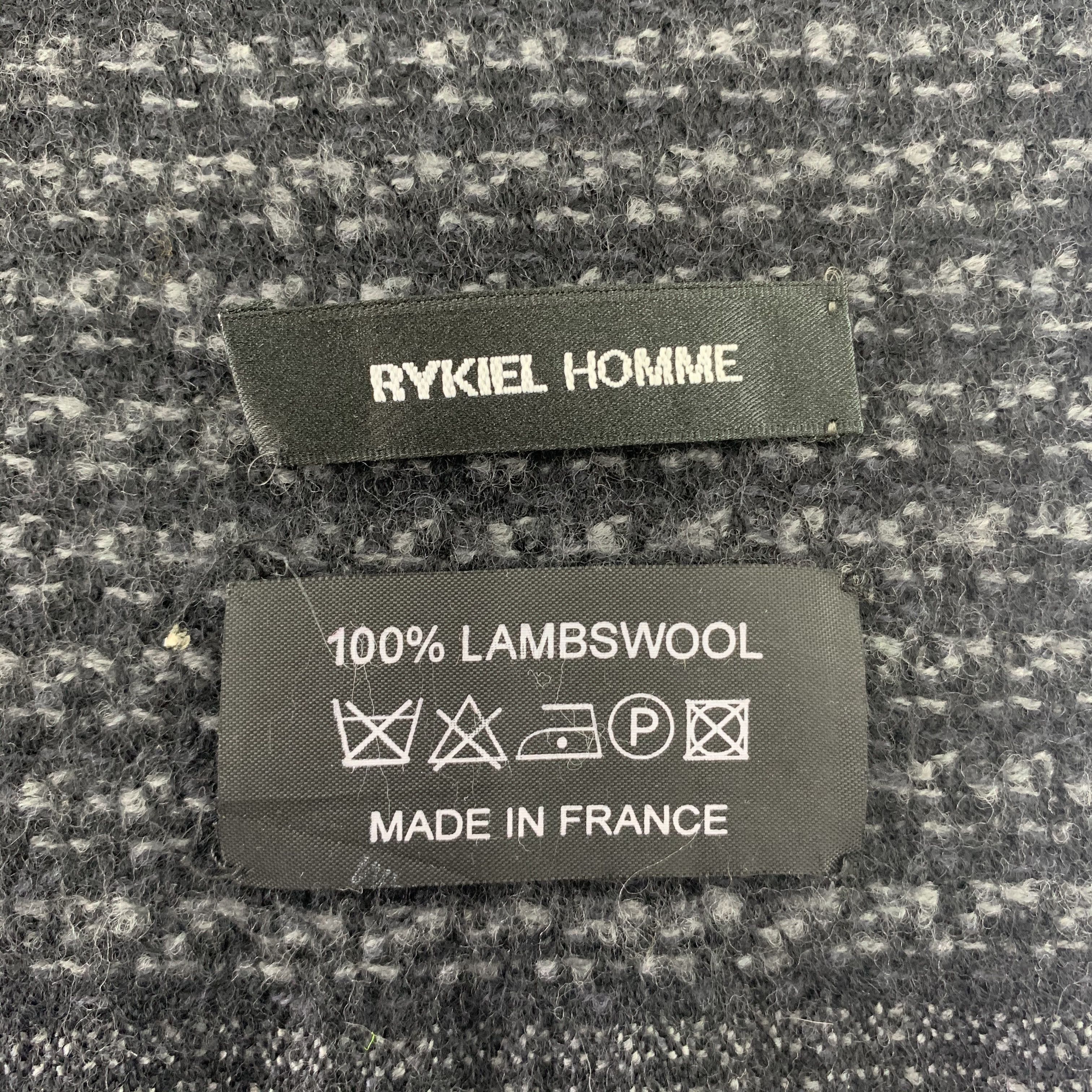 Sonia Rykiel Rykiel Homme Scarf Wool Muffler Neck Wrap BL4347 Size ONE SIZE - 5 Thumbnail