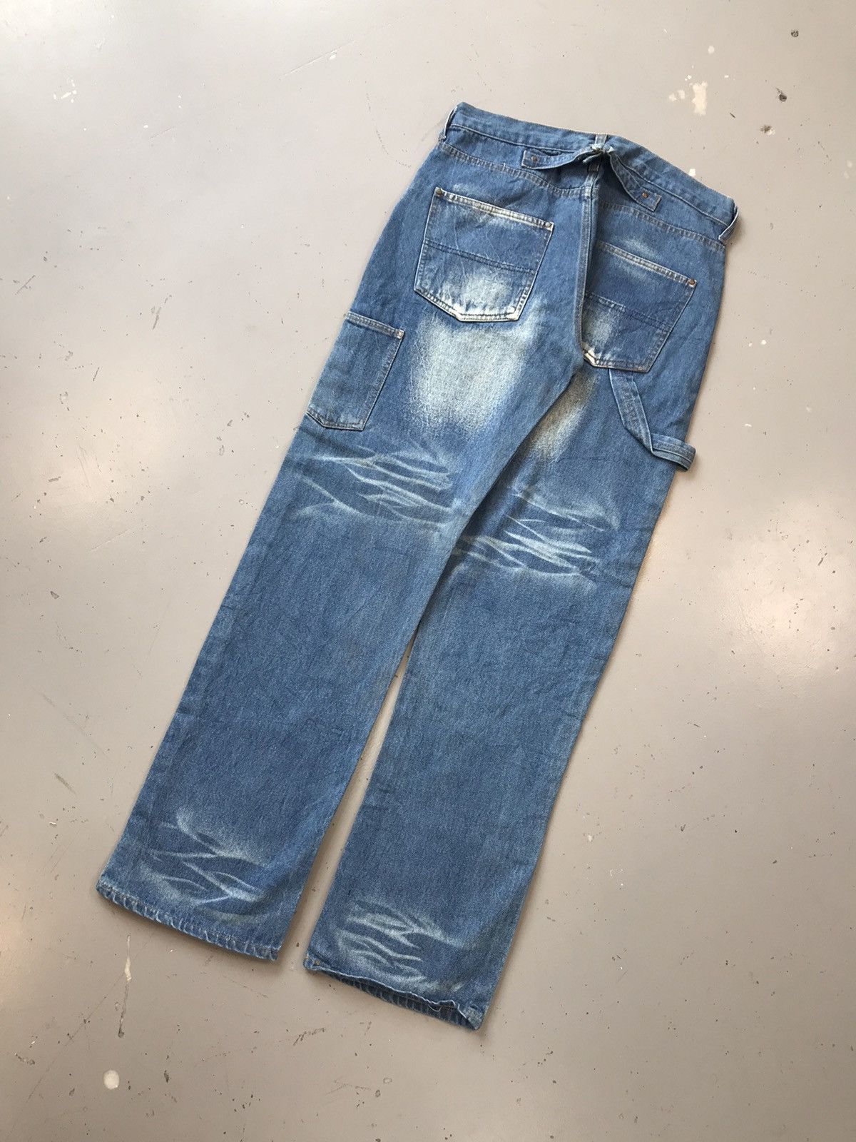 Japanese Brand × Vintage Vintage ape seagull star ⭐️ printed denim Size US 33 - 8 Thumbnail