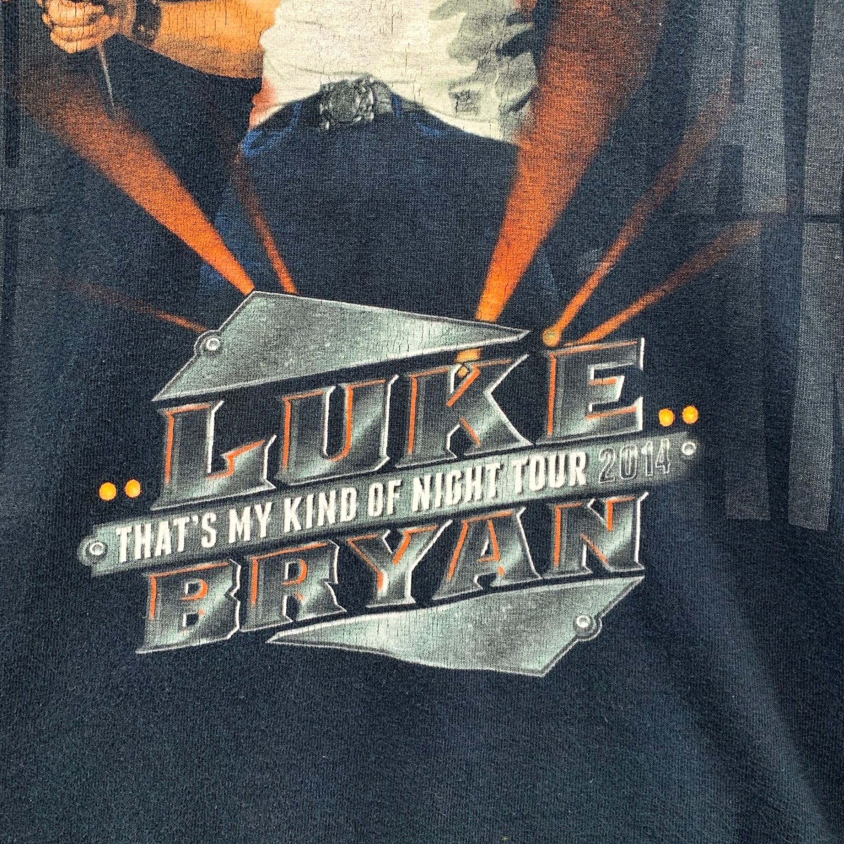 Vintage VINTAGE Luke Bryan Shirt Adult Small Black Music Tour Country Band 2010s Mens Size US S / EU 44-46 / 1 - 6 Thumbnail