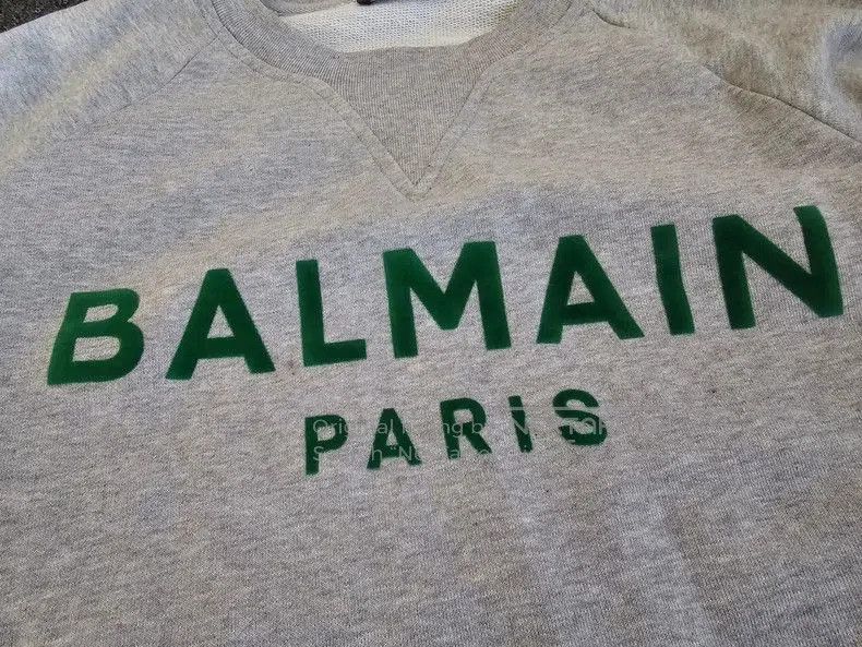 Balmain Balmain Men's Flocked Sweatshirt. Size US S / EU 44-46 / 1 - 2 Thumbnail