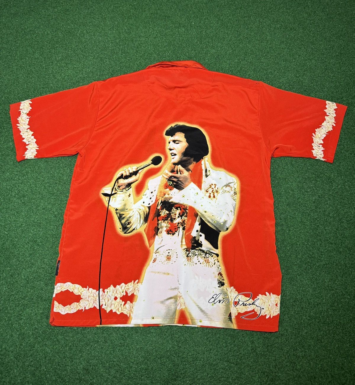 Dragonfly Vintage Elvis Hawaiian Button Up White Jumpsuit XL Shirt Size US XL / EU 56 / 4 - 4 Thumbnail