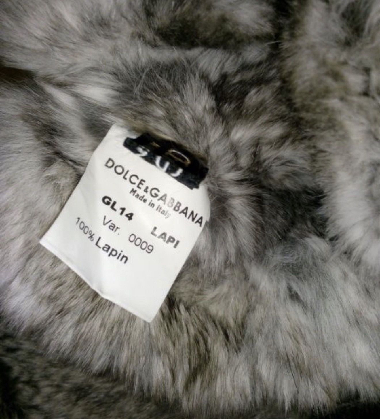Dolce & Gabbana DOLCE & GABBANA FW 2002 Lapin Fur Leather Gloves runway Size ONE SIZE - 4 Thumbnail