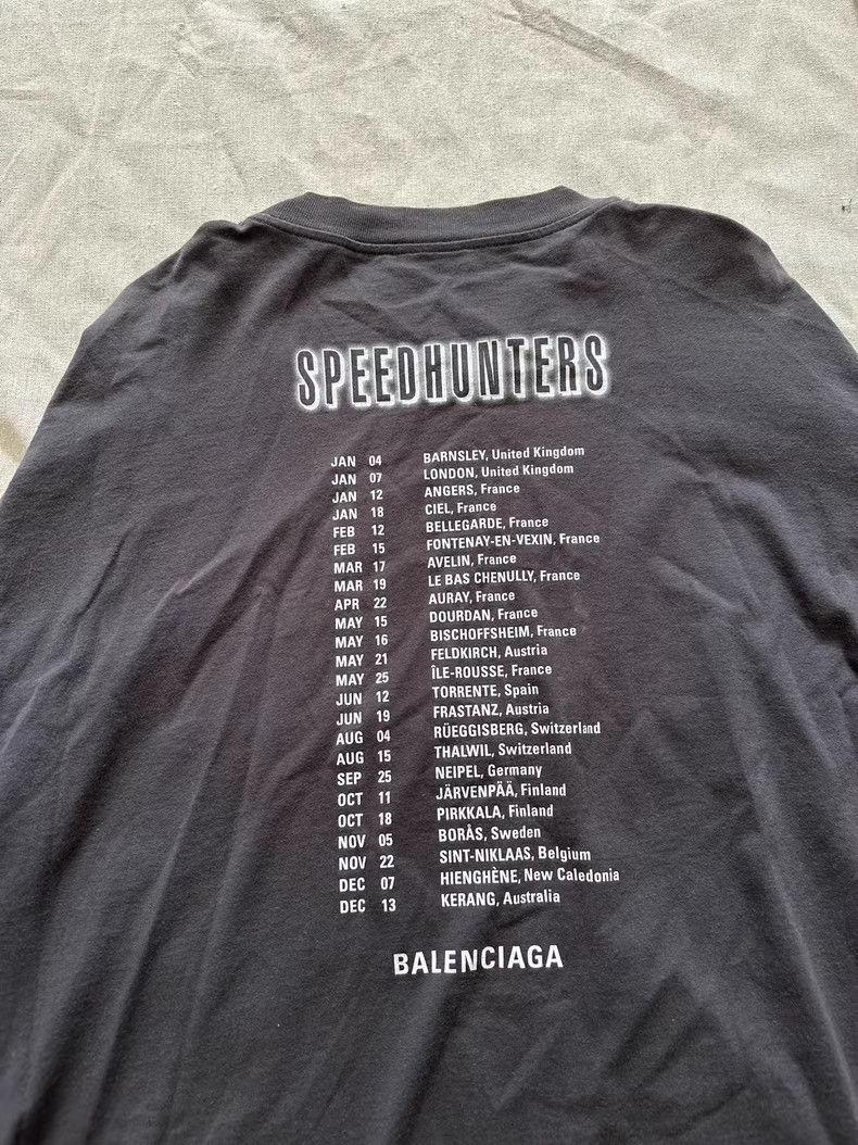 Balenciaga Balenciaga Speedhunters Long Sleeve T-Shirt Size US M / EU 48-50 / 2 - 5 Thumbnail