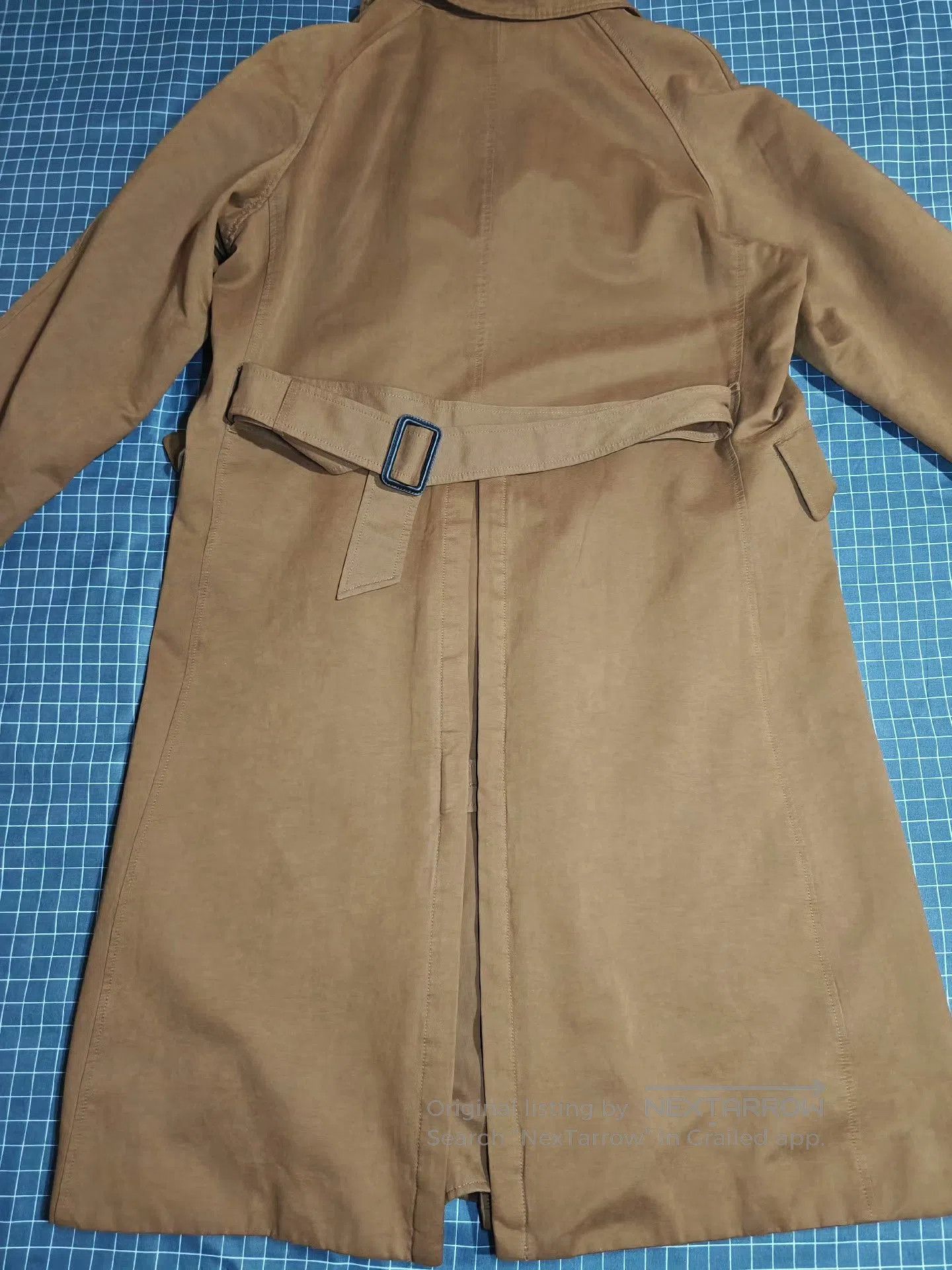 Garment Reproduction of Workers Vintage Labour Union Trench Coat. Size US L / EU 52-54 / 3 - 4 Thumbnail