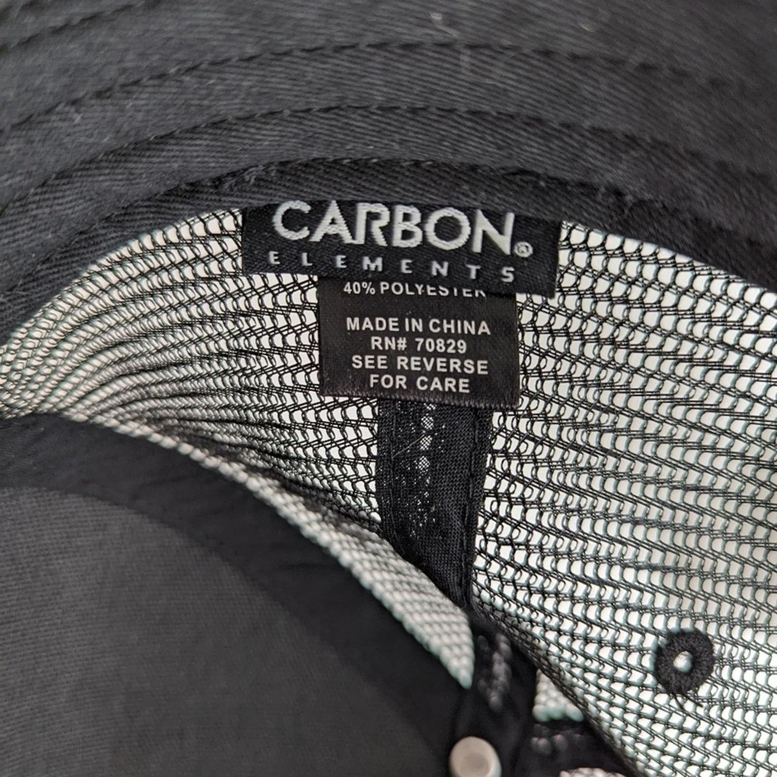 Carbon Carbon Elements Hustle Snapback Hat Size ONE SIZE - 5 Thumbnail