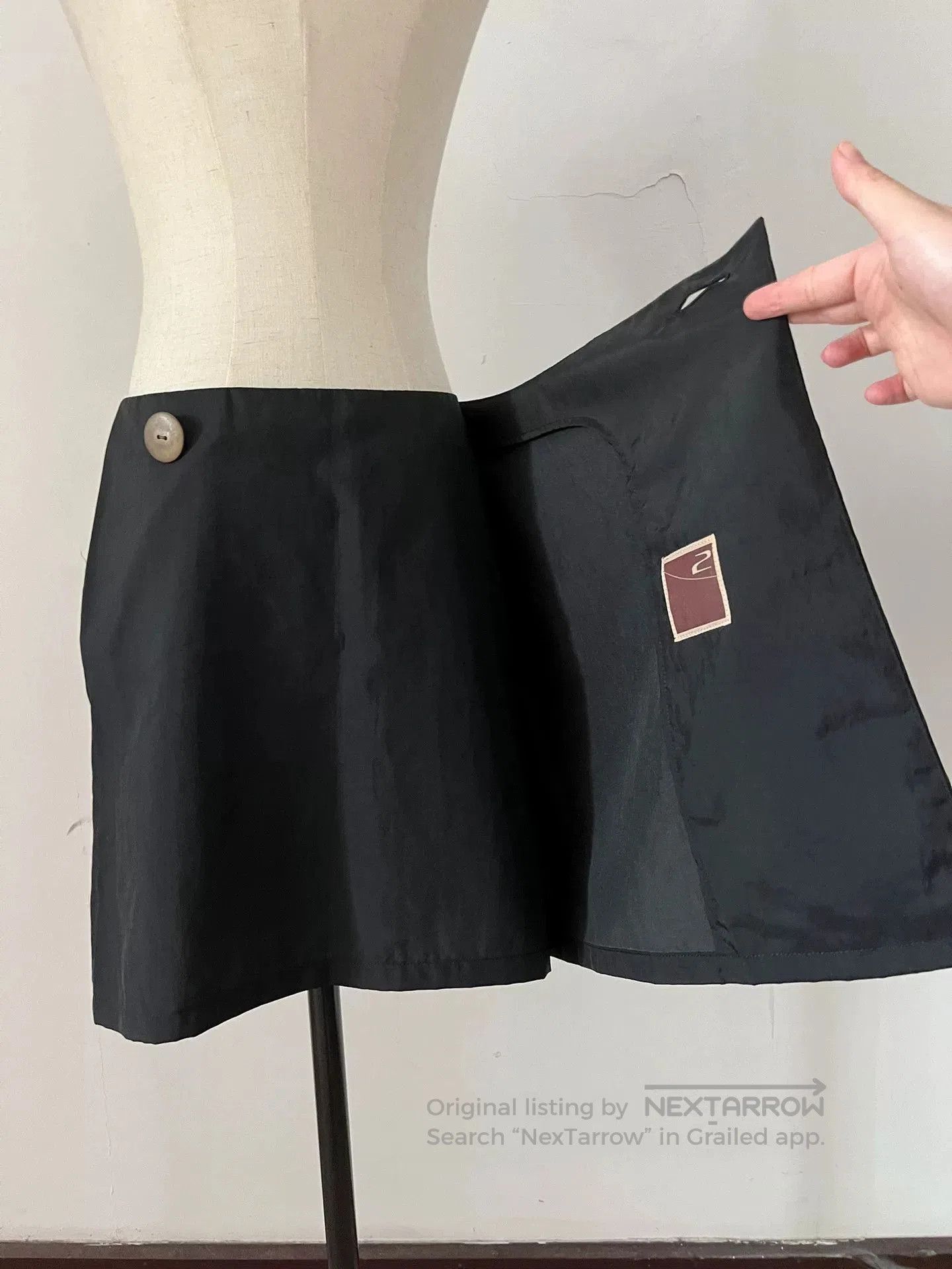 Beauty Beast beauty:beast Gold Thread Skirt. Size 37" - 4 Thumbnail