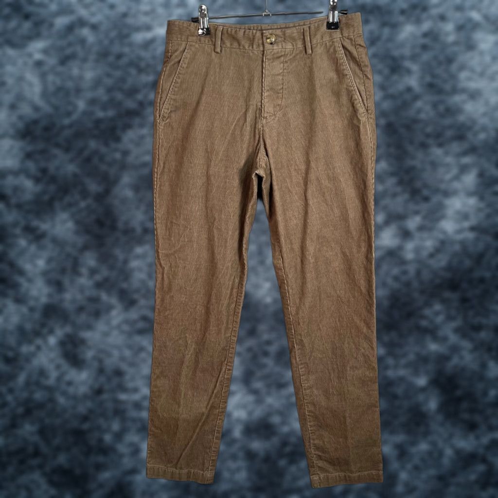 Sisley VINTAGE Sisley Mens Pants Chino Slim Fit Brown Cotton Blend 42 Adult Mens 28x31 Tapered Front Flat 8/10 Brown Boys Girls Mens Size US 42 / EU 58 - 1 Thumbnail