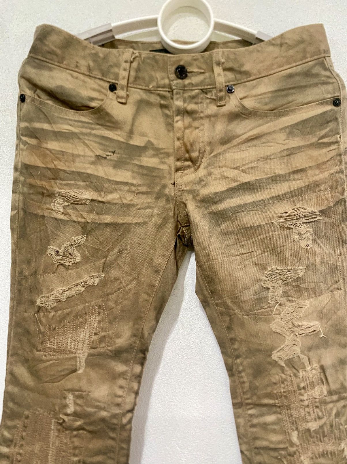 Japanese Brand Japanes Barand Fuga Distress Denim Jeans Size US 30 / EU 46 - 2 Thumbnail