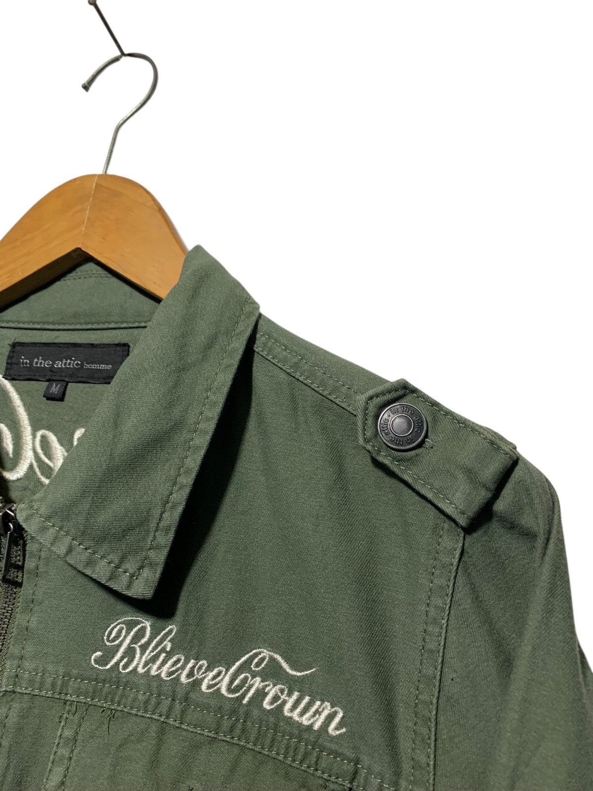 In The Attic 2000s In The Attic unkown pleasure military green jacket Size US M / EU 48-50 / 2 - 7 Thumbnail