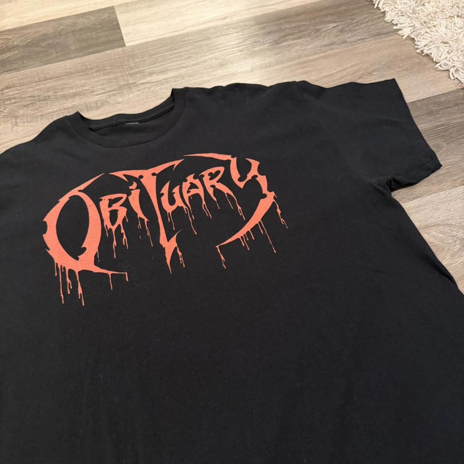 Other obituary red logo t shirt 2010s XL Size US XL / EU 56 / 4 - 1 Thumbnail