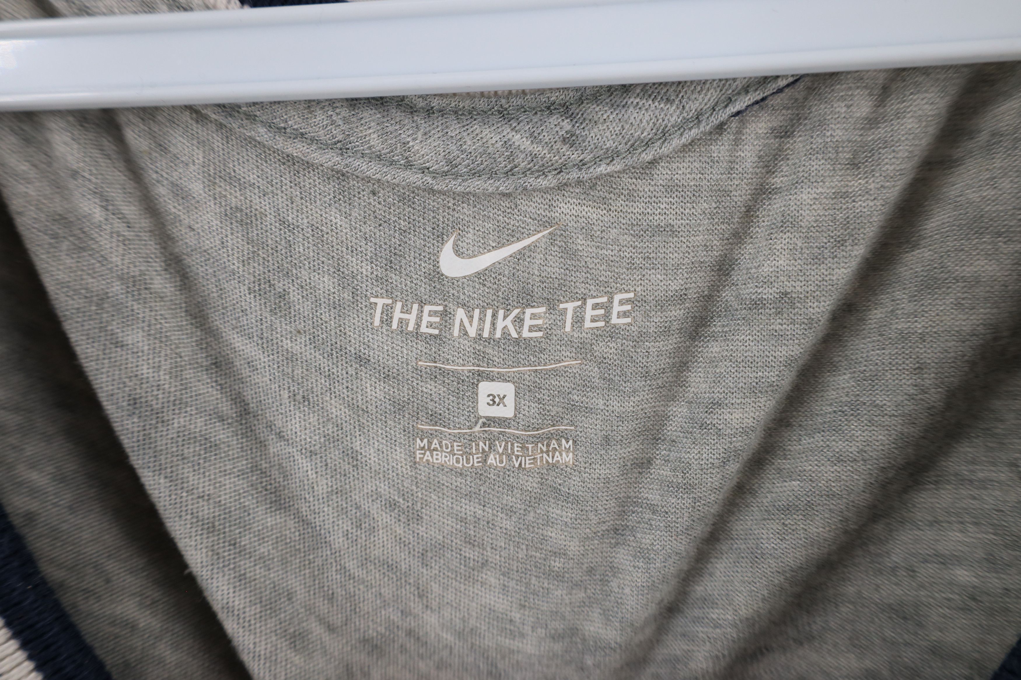 Nike × Vintage Retro Nike USA Olympics Crest Patch T-Shirt Heather Gray Size 3XL / US 20-22 - 9 Thumbnail