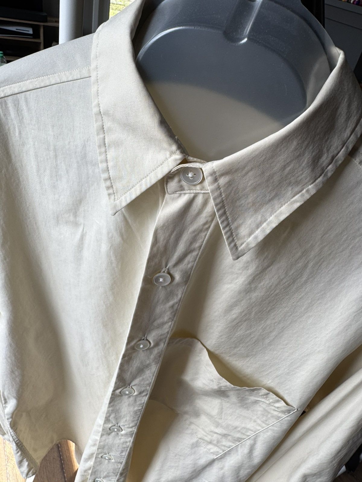 Auralee Auralee Washed Finx Twill Big Shirt in Light Beige Size 3 Size US S / EU 44-46 / 1 - 3 Thumbnail