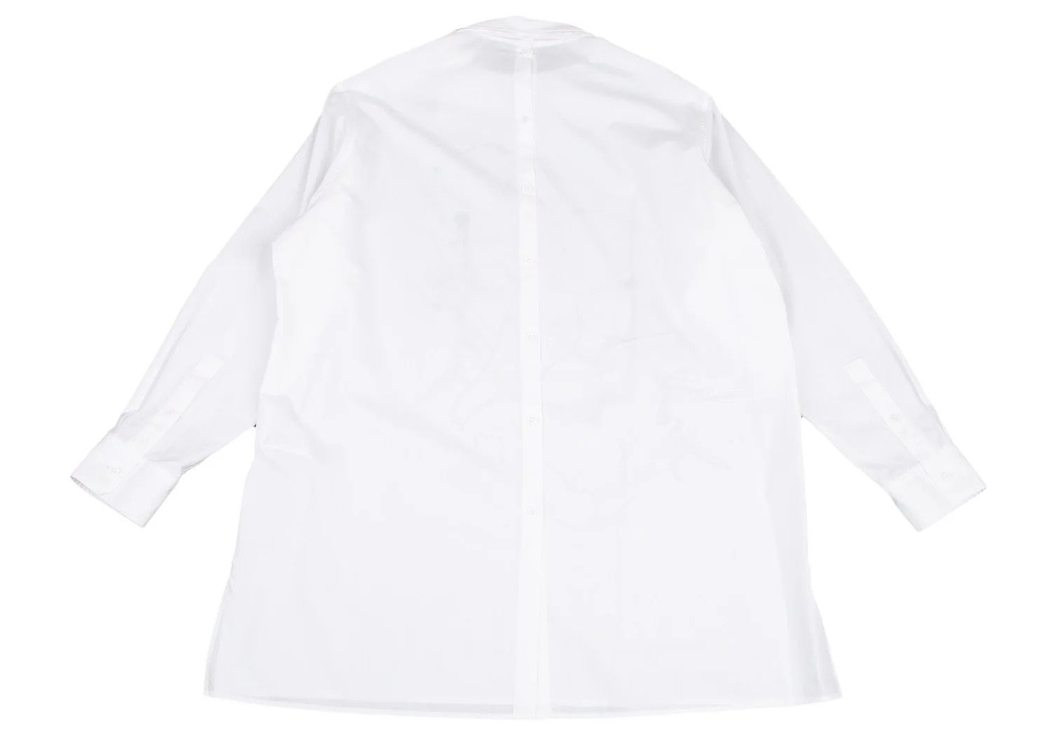 Yohji Yamamoto Yohji Yamamoto Double-Faced Embroidered Shirt White Size US S / EU 44-46 / 1 - 14 Thumbnail