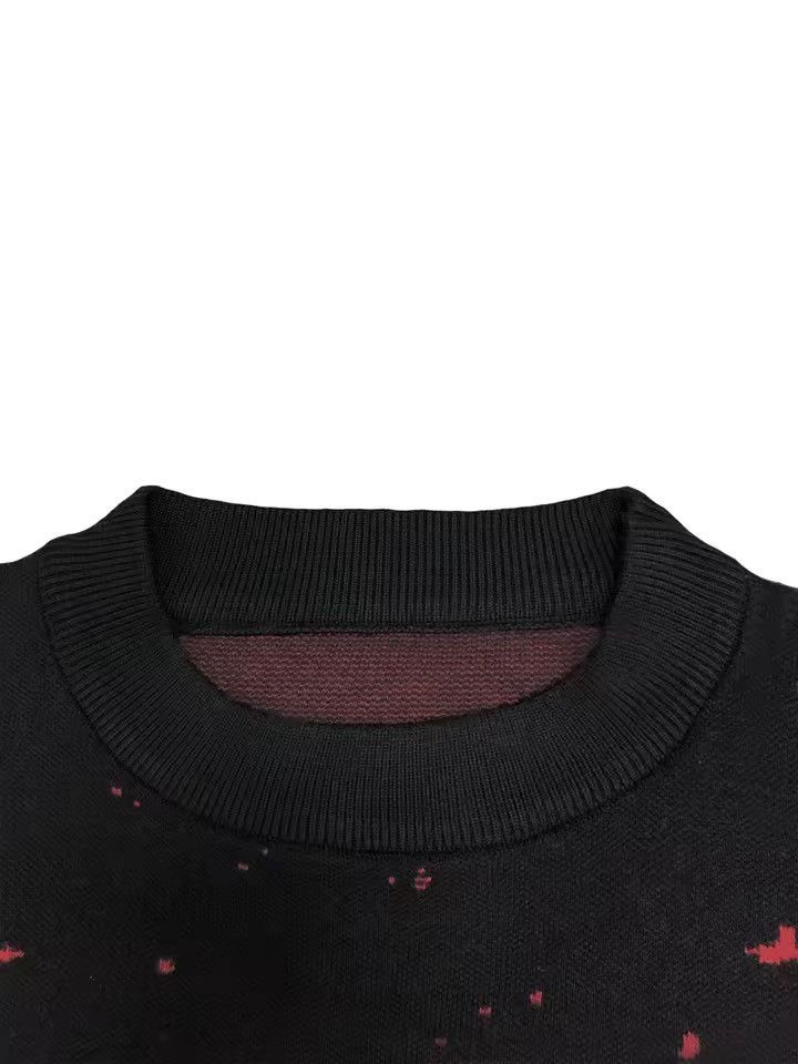 Japanese Brand Japanese Sky Starry Pattern Knitted Pullover Sweater Size US M / EU 48-50 / 2 - 3 Thumbnail