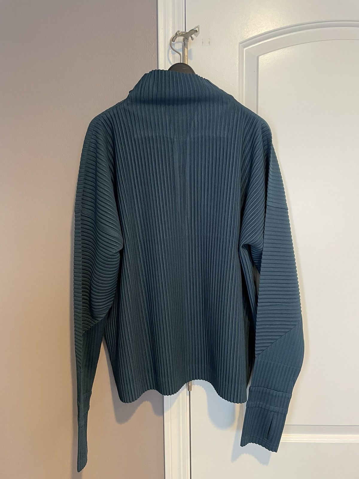 Homme Plisse Issey Miyake HOMME PLISSÉ ISSEY MIYAKE Blue Sweater Size US M / EU 48-50 / 2 - 3 Thumbnail