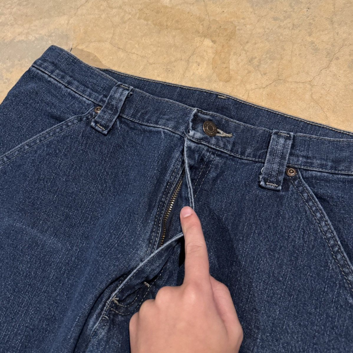 Wrangler Vintage 2000s Wrangler Carpenter Jeans Carhartt Workwear Y2K Size US 32 / EU 48 - 7 Thumbnail
