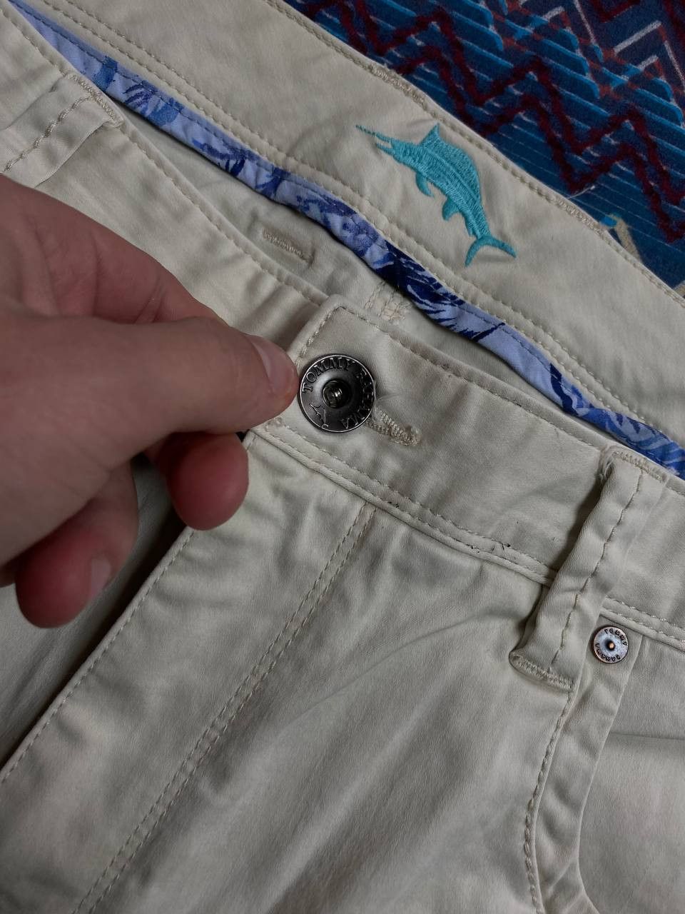 Tommy Bahama × Vintage Tommy Bahama Straight Leg Chinos Chino Pants Beige Size US 38 / EU 54 - 5 Thumbnail