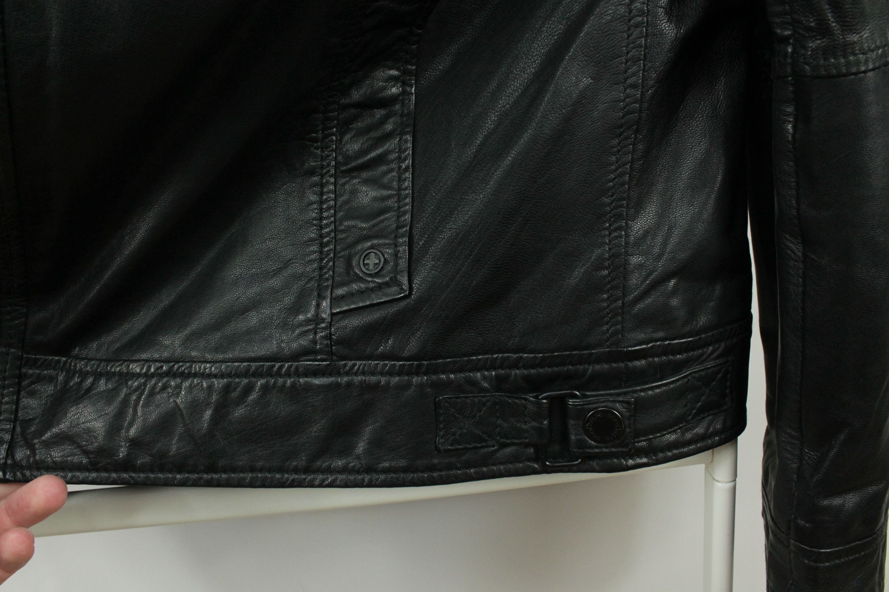 Strellson Strellson Burnett Goat Nappa Waxy Leather Jacket Men's Size US L / EU 52-54 / 3 - 5 Thumbnail