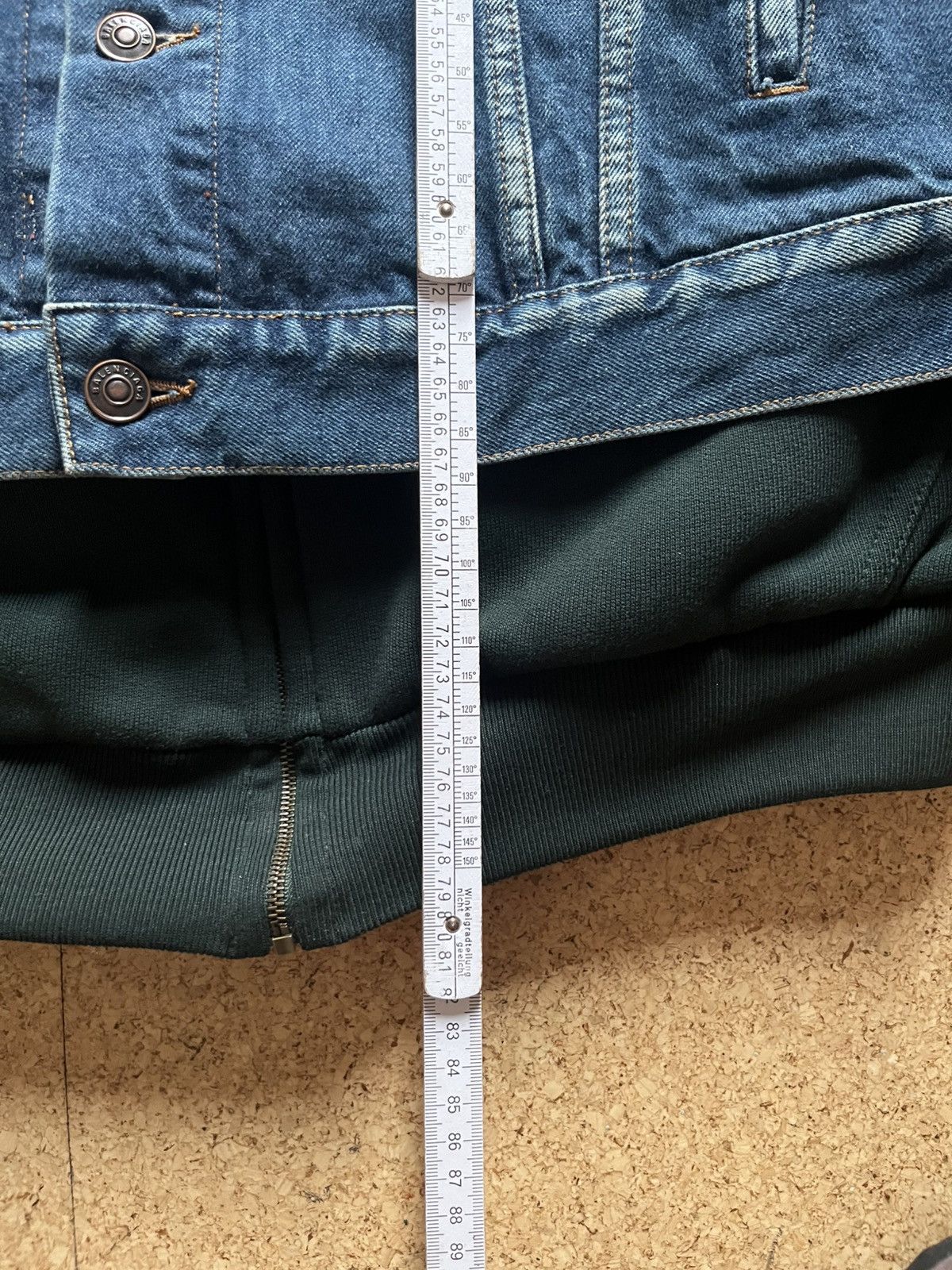 Balenciaga *[Balenciaga] Balenciaga 18AW Twin Set Jeansjacke Mehrlagig Size US L / EU 52-54 / 3 - 19 Thumbnail