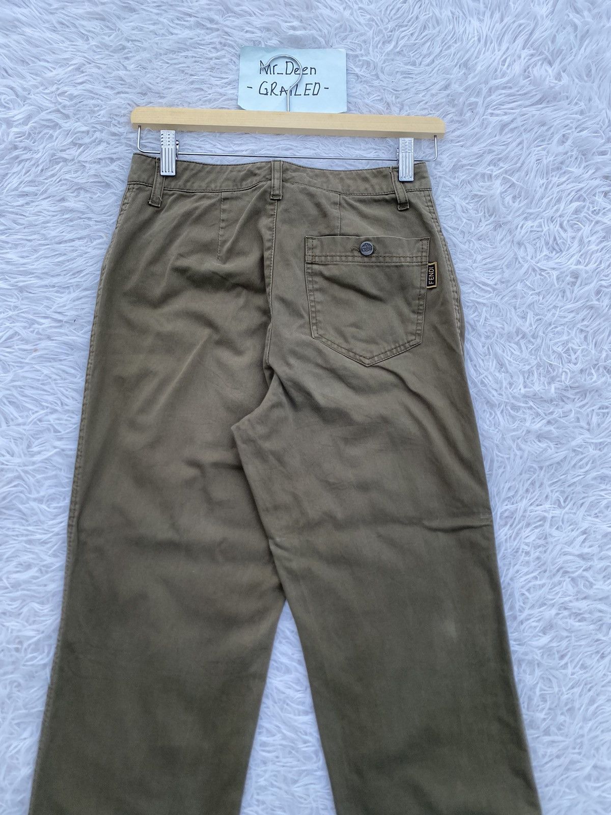 Fendi Rare Vintage FENDI Slack Pants Size US 26 / EU 42 - 21 Thumbnail