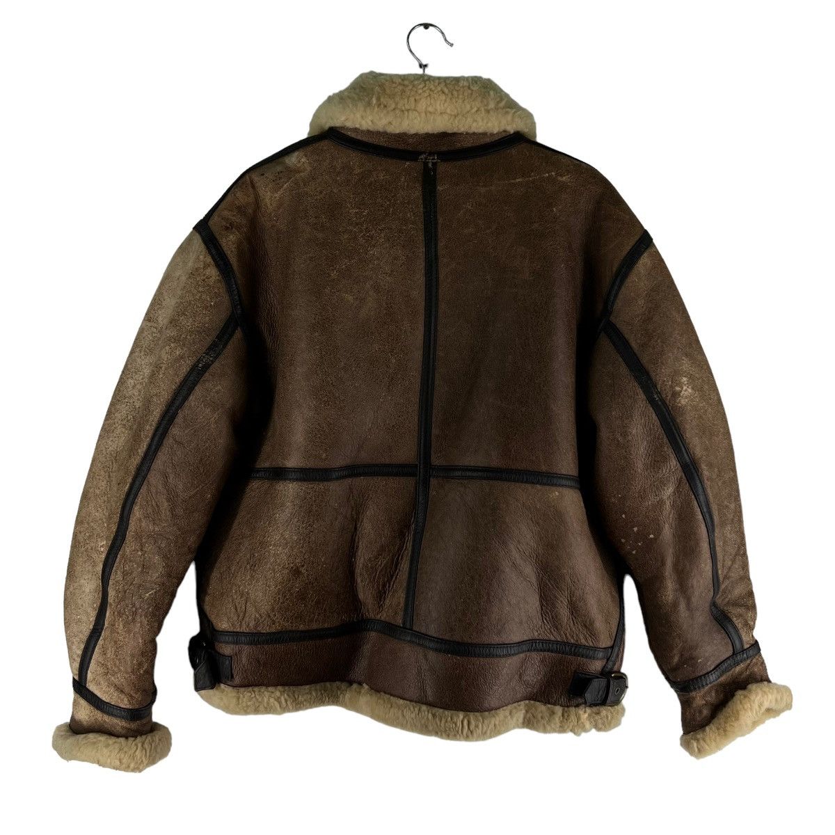 Other 🔥90’s VINTAGE SHEARLING LEATHER B 3 JACKET AVIREX DESIGN Size US L / EU 52-54 / 3 - 8 Thumbnail