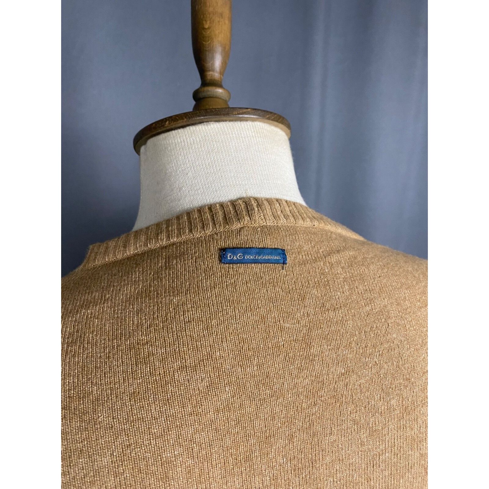 Dolce & Gabbana Dolce&Gabbana Men's Brown Wool Cardigan Sweater Size 2XL Size US XXL / EU 58 / 5 - 9 Thumbnail