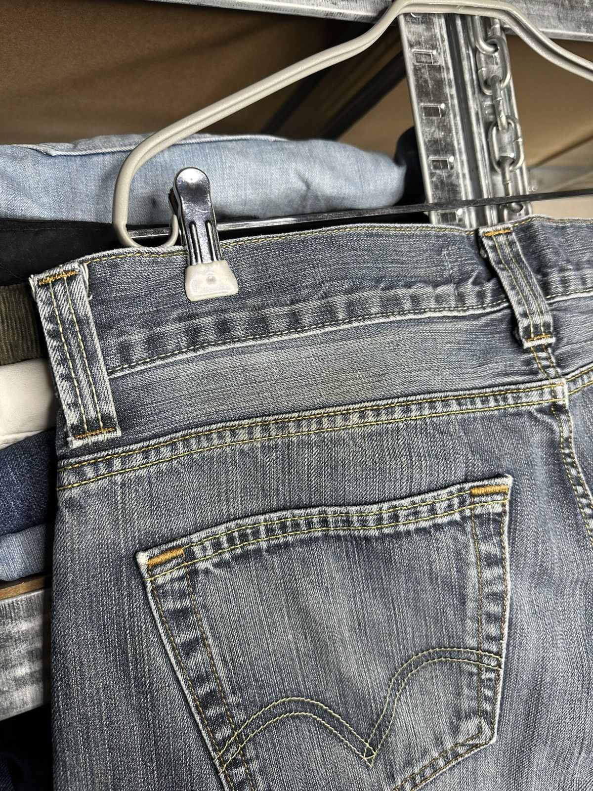 Levi's Levi's 506 Straight Jeans W36 L34 Denim Faded Pants Size US 36 / EU 52 - 15 Thumbnail
