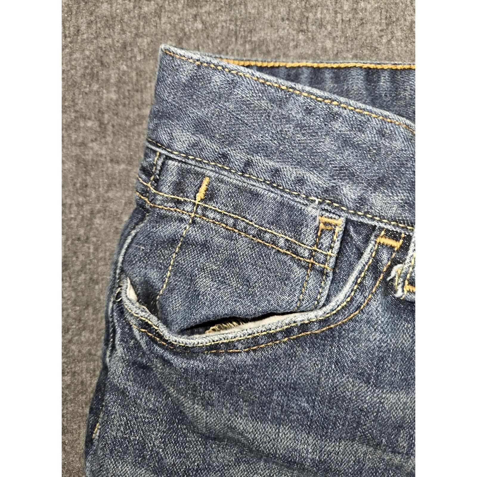 Gap GAP Flare Jeans Womens 10 Mid Rise Stretch Denim Bootcut Classic Pants 00's Size 32" / US 10 / IT 46 - 6 Thumbnail