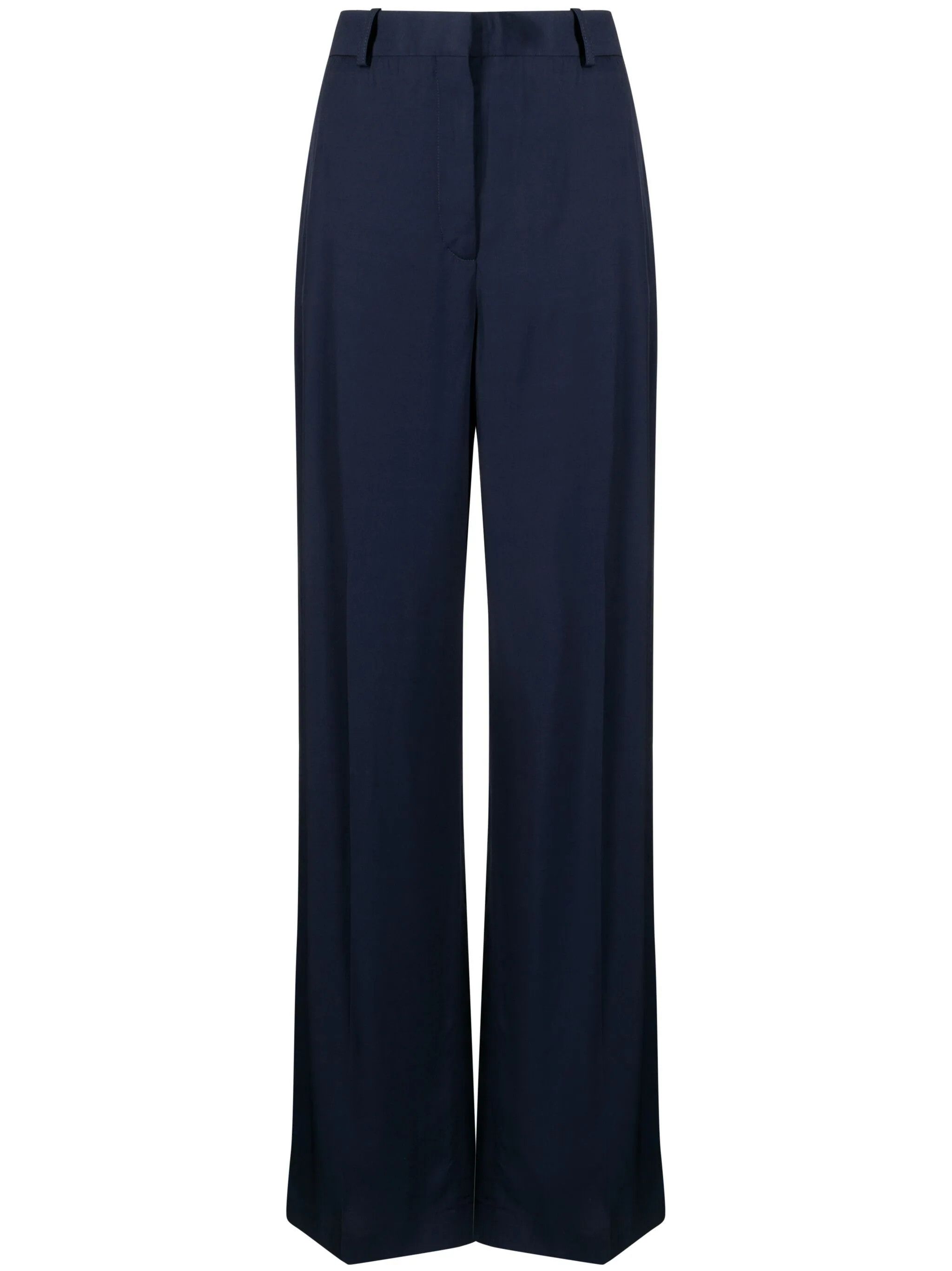 Stella McCartney o1s22i1n1024 Crepe Palazzo Pants in Blue Size 28" / US 6 / IT 42 - 1 Thumbnail