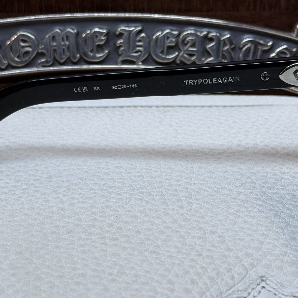 Chrome Hearts Chrome Hearts TRYPOLEAGAIN 1/1 Sunglasses Size ONE SIZE - 6 Thumbnail