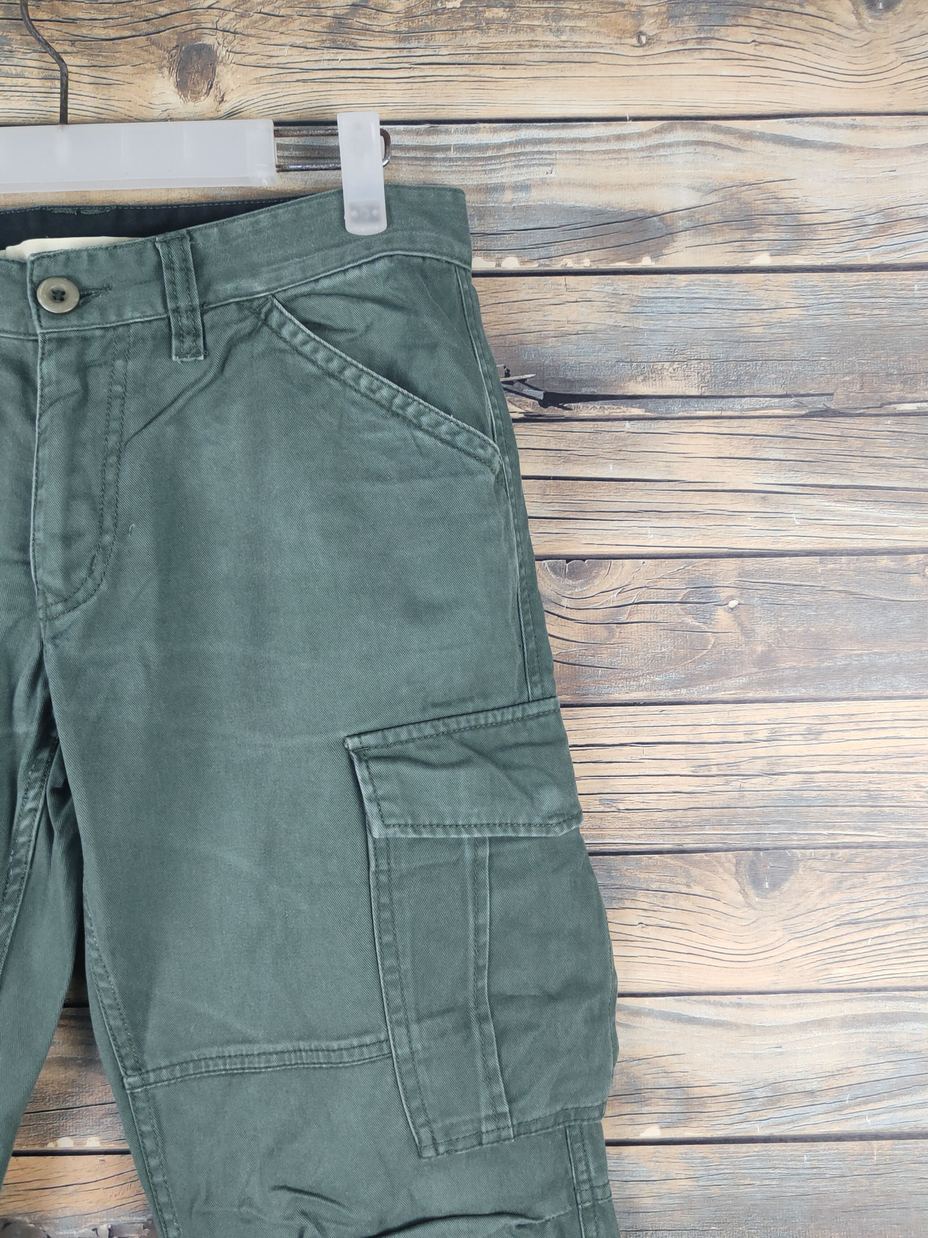 Japanese Brand DL Japanese Brand Green Multipocket Cargo Pants #1582 Size US 31 - 5 Thumbnail