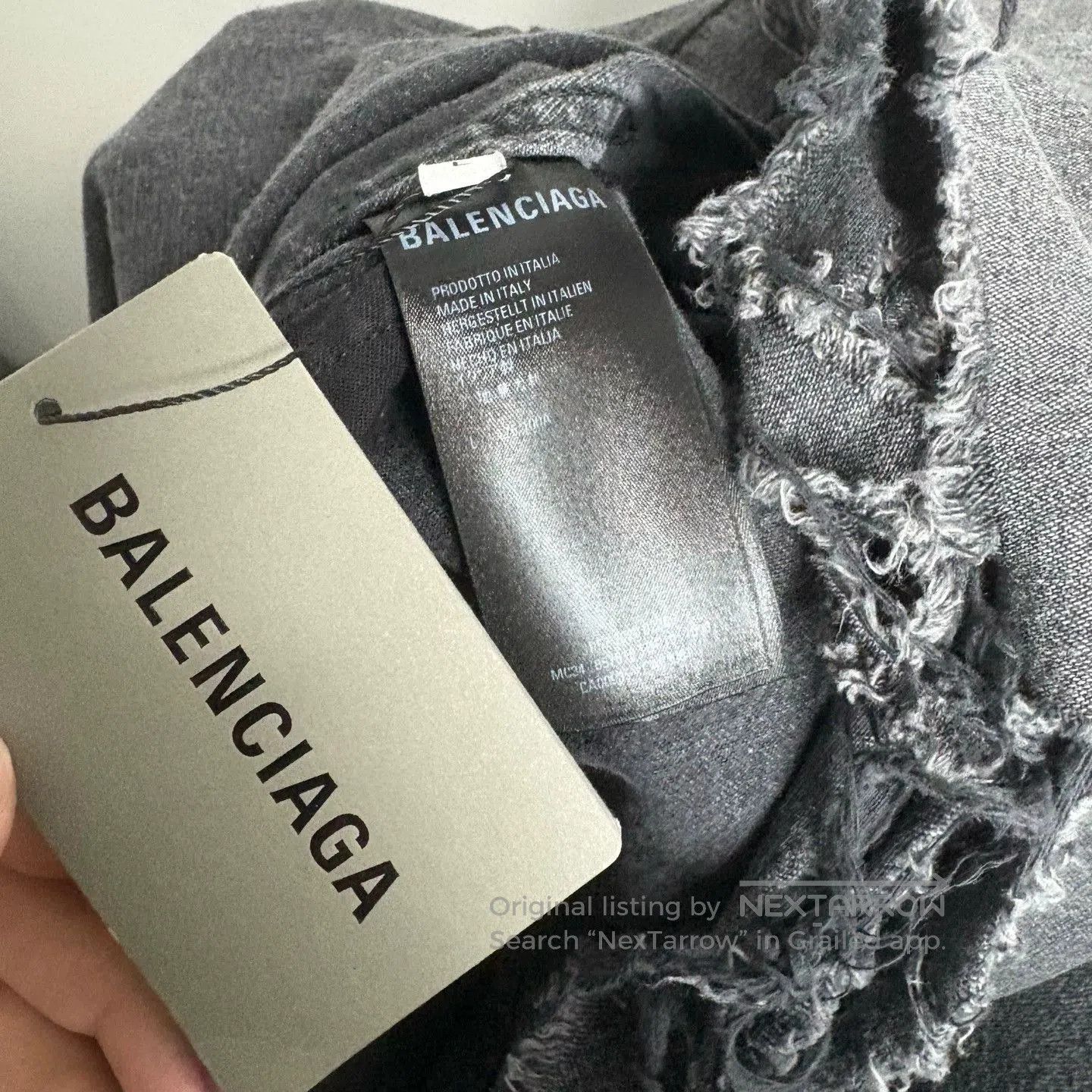 Balenciaga Balenciaga SS21 Ripped Denim Jacket Shirt. Size US L / EU 52-54 / 3 - 4 Thumbnail