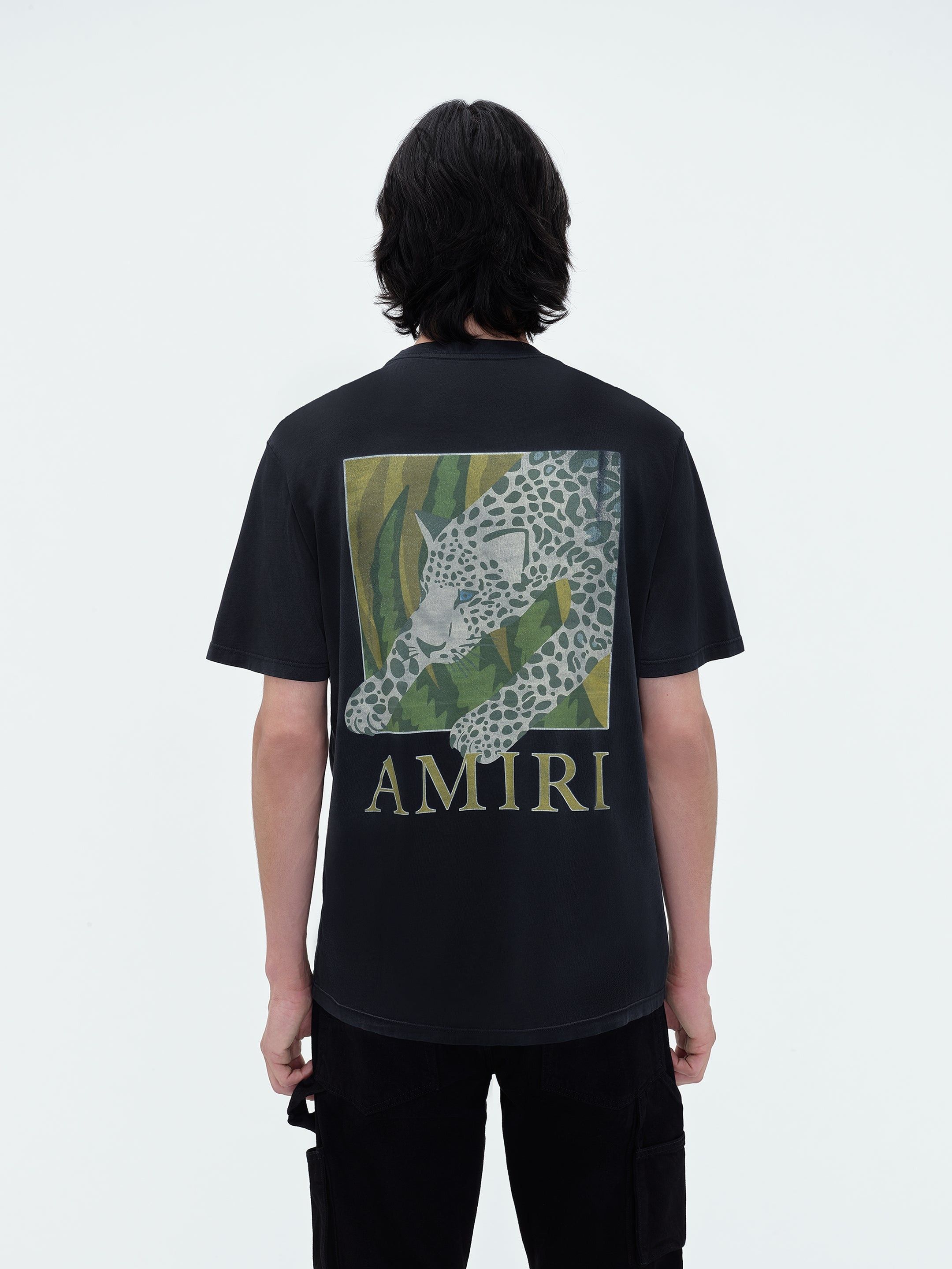 Amiri o1orln1025 Leopard T-Shirt in Black Size US S / EU 44-46 / 1 - 4 Thumbnail