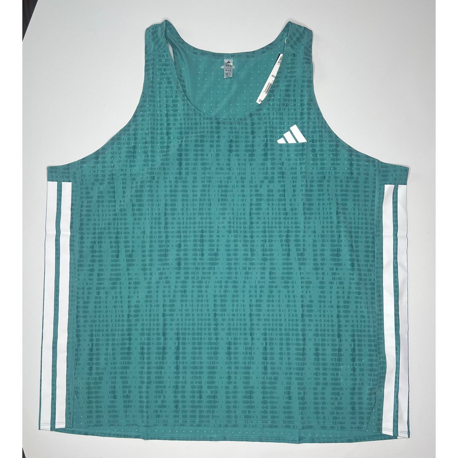 Adidas Adidas Adizero Running Singlet 'Powder Teal' Size 2XL Men's Size US XXL / EU 58 / 5 - 1 Thumbnail