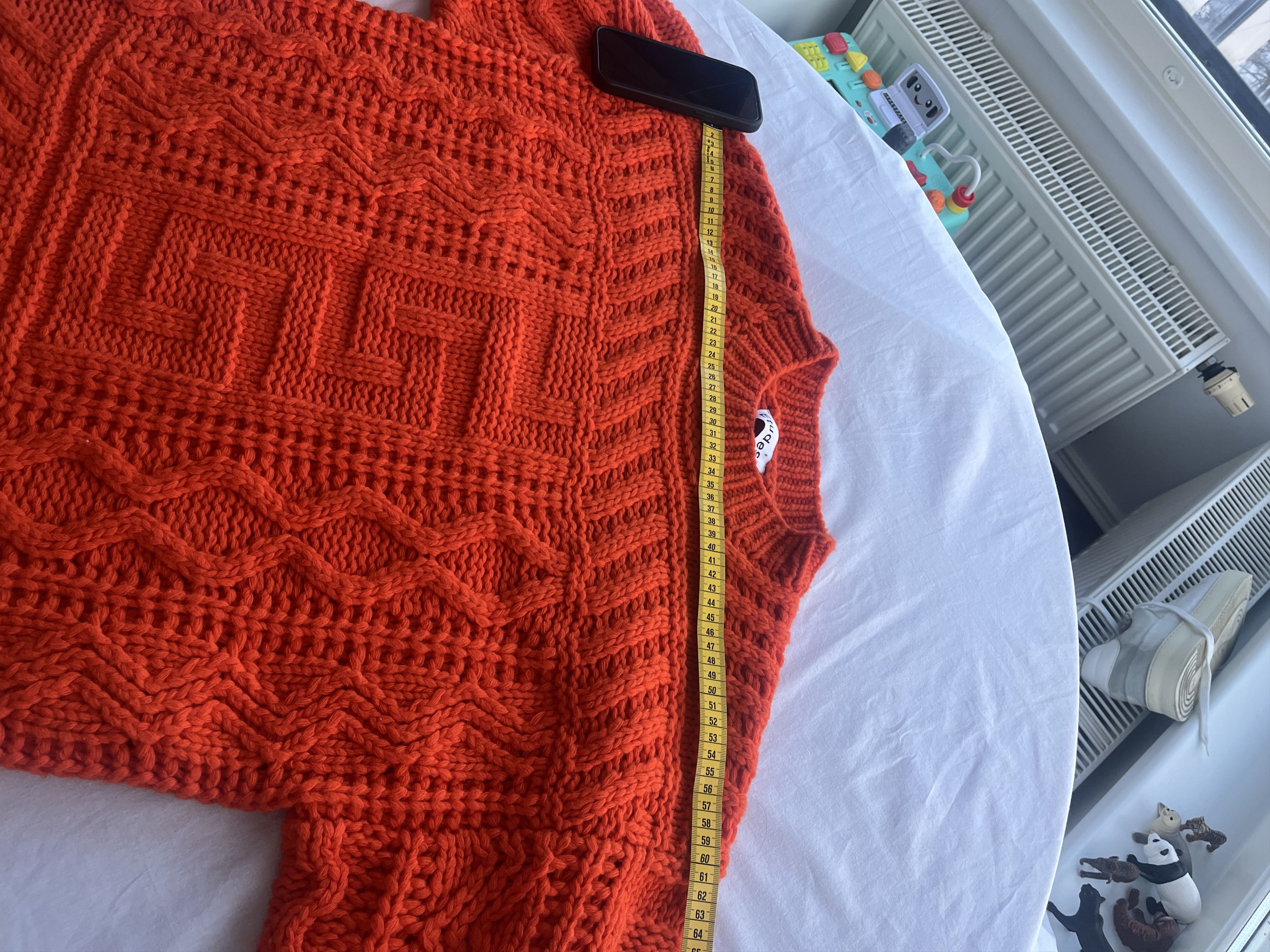 Etudes ETUDES chunky ribbed sweater in orange size s/m Size US S / EU 44-46 / 1 - 7 Thumbnail