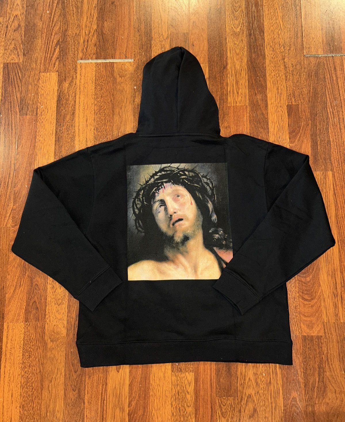 Revenge Revenge Jesus Hoodie Black & White | Size XL Size US XL / EU 56 / 4 - 2 Thumbnail