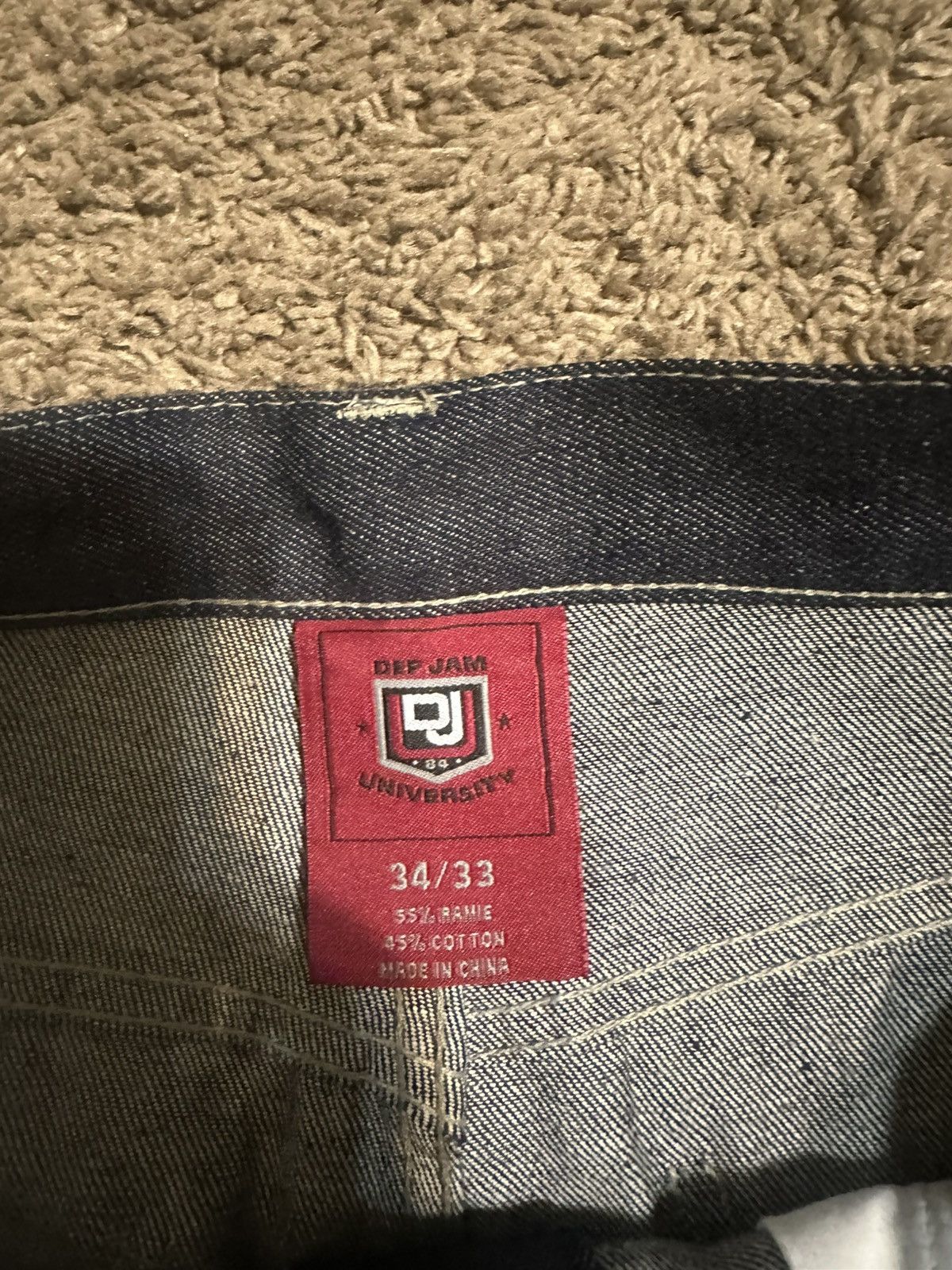 Nike Vintage Def Jam University “triple denim” pants 34x33 Size US 34 / EU 50 - 10 Thumbnail