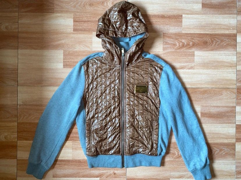 Dolce & Gabbana DOLCE & GABBANA QUILTED HOODIE ZIP JACKET SIZE 48 Size US M / EU 48-50 / 2 - 1 Thumbnail