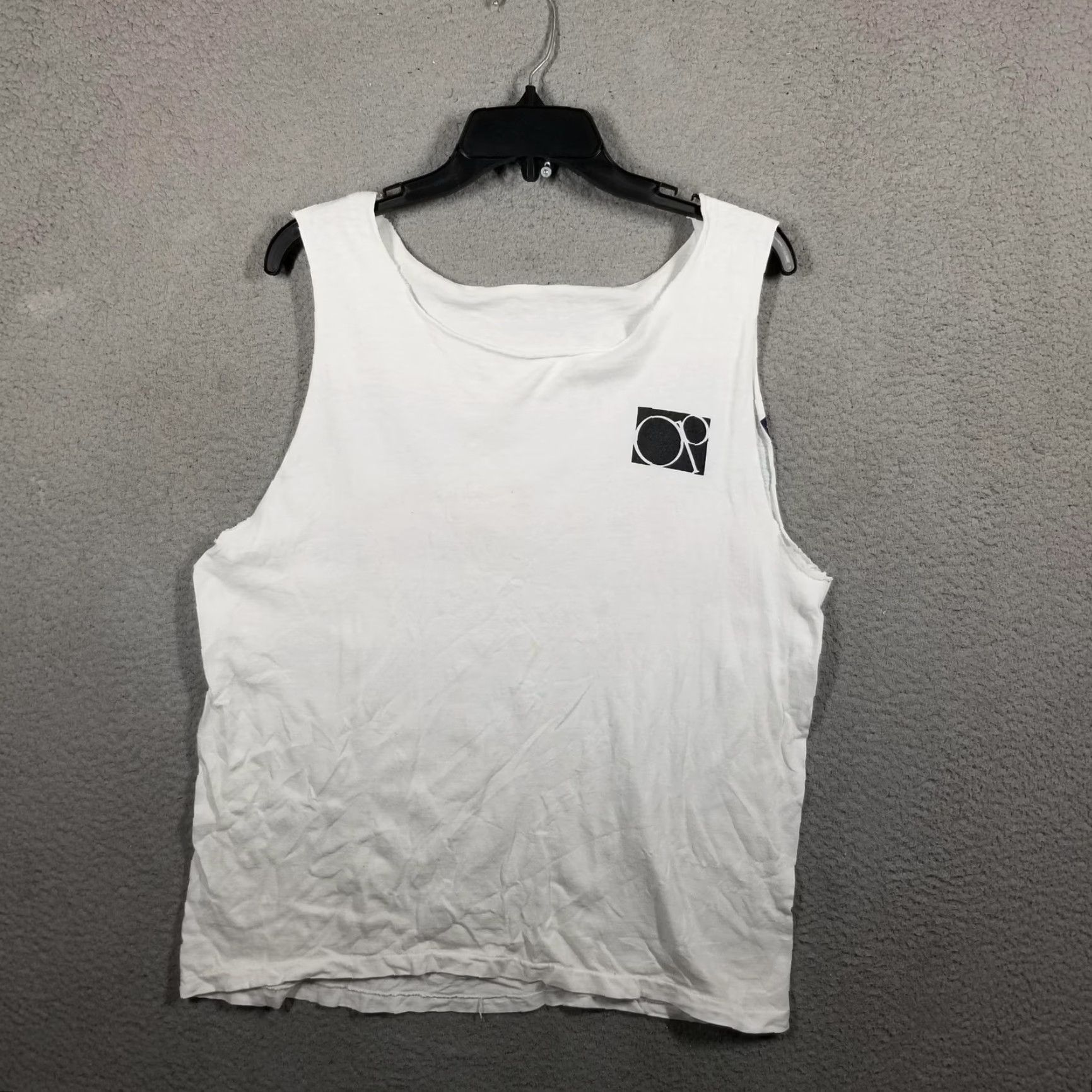 Ocean Pacific VINTAGE Ocean Pacific Shirt Mens Medium White Sleeveless Tank Cutoff Surfboard 80s VTG Beach Mens Size US M / EU 48-50 / 2 - 3 Thumbnail