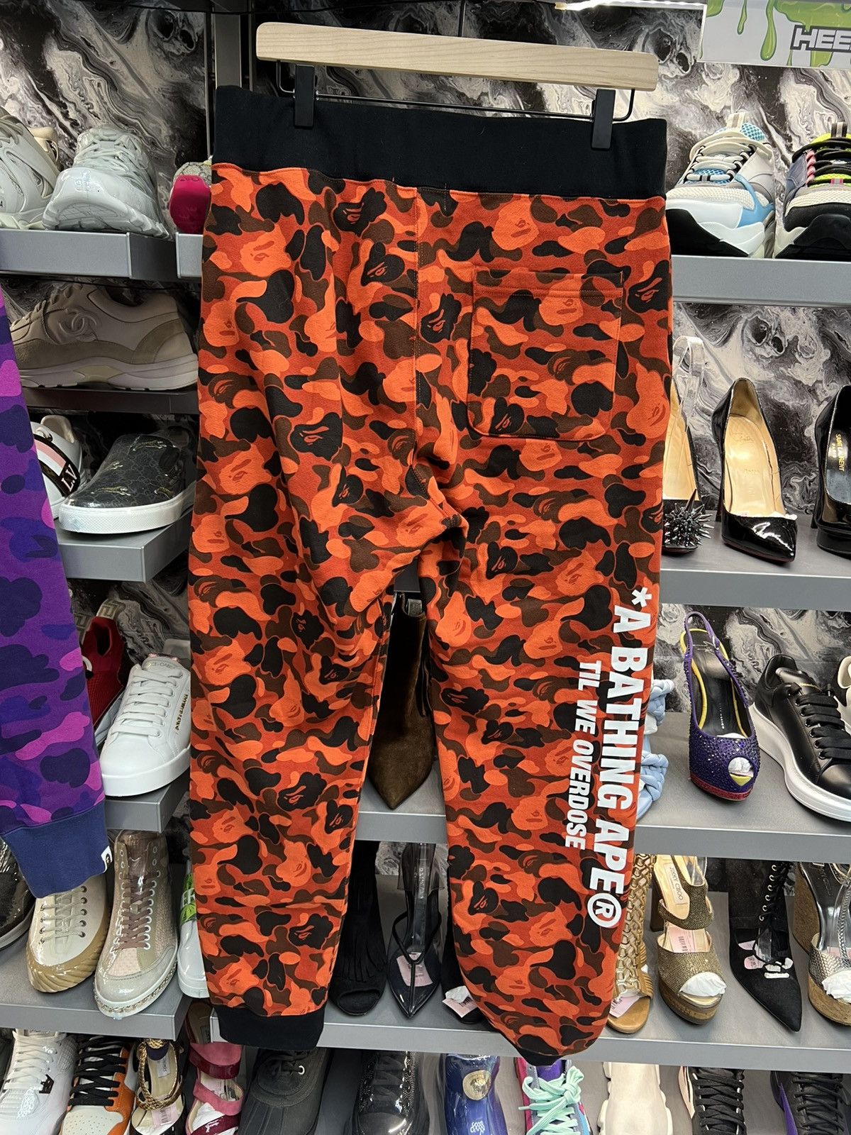 Bape Bape x The Weeknd XO Camo Shark Slim Sweatpants Size US 36 / EU 52 - 2 Thumbnail