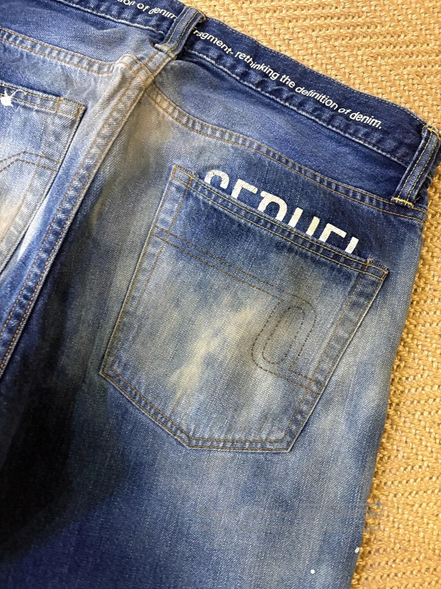 Fragment Design Hiroshi Fujiwara Fragment Distressed Denim Pants. Size US 43 - 5 Thumbnail