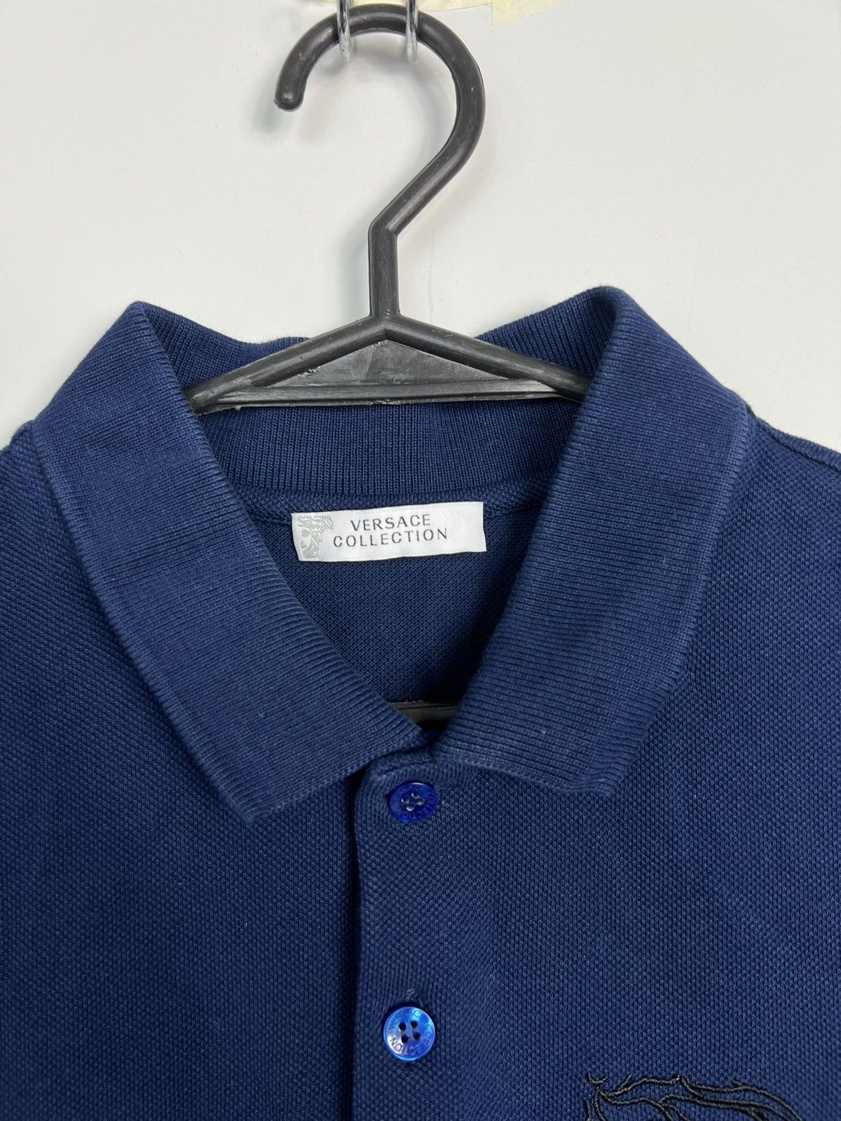 Versace Polo Shirt Versace Collection Logo Medusa Size US L / EU 52-54 / 3 - 3 Thumbnail