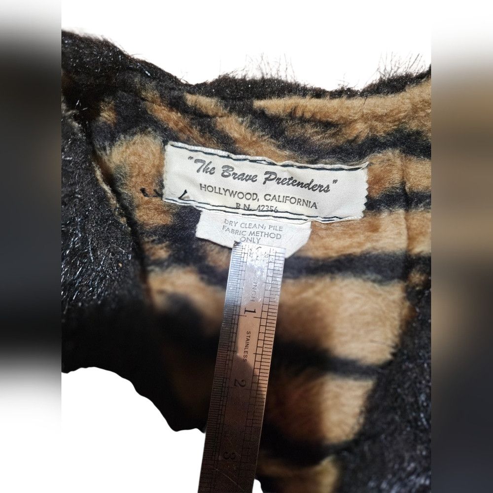 Vintage Faux Fur Vest with Animal Print Lining Size M / US 6-8 / IT 42-44 - 7 Thumbnail