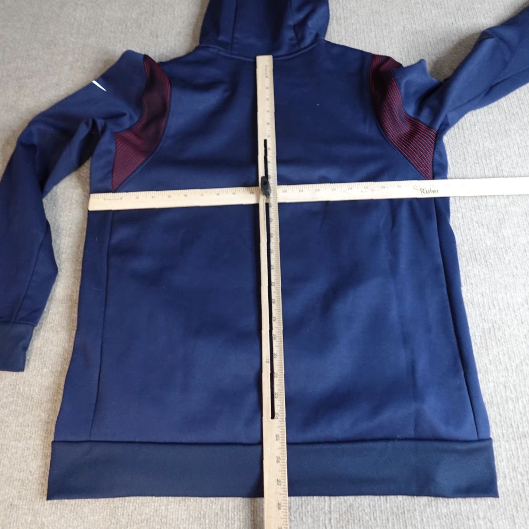 Nike VINTAGE New England Patriots Hoodie L Nike Dri-Fit Blue Mens Long Sleeve Pullover Polyester Shirt Size US L / EU 52-54 / 3 - 2 Thumbnail